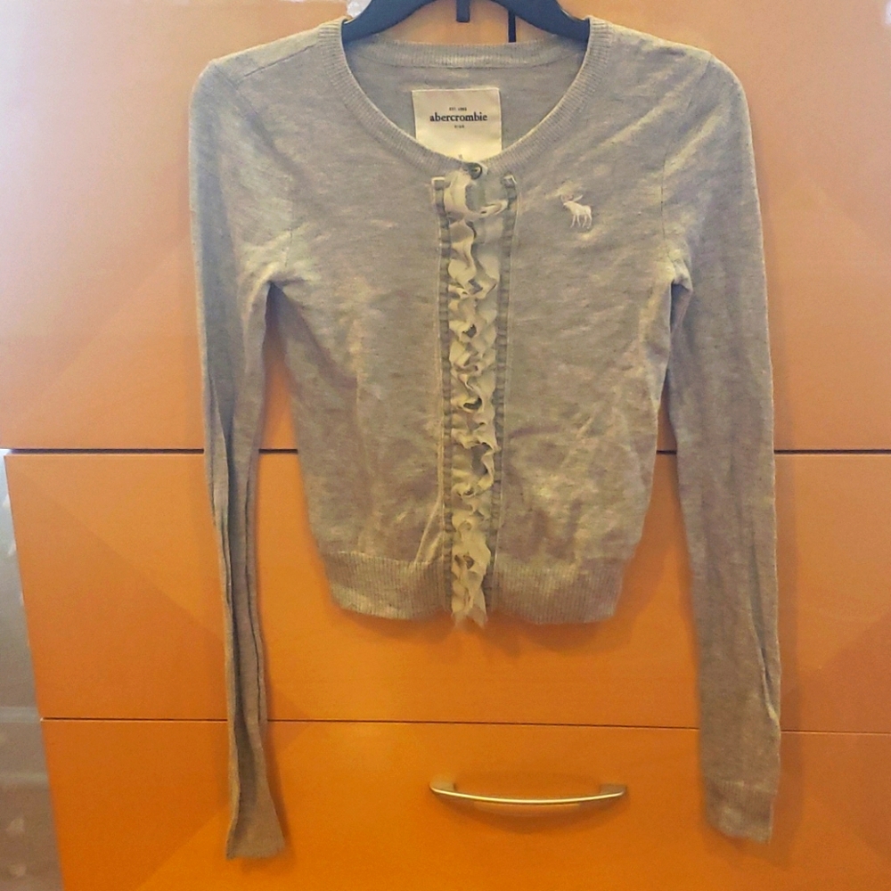 Girls button up sweater